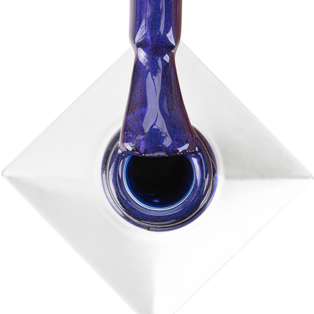 Esmalte híbrido LED/UV Gel Polish Cat Eye Seduction n.º 241 Hypnotic Blue MollyNails sin HEMA ni Di-HEMA, 8 g
