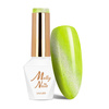 Гібридний лак MollyNails Neon Flashy Cat Eye без HEMA, 8 г, № 178