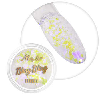 Polvere per unghie MollyLac Bling Bling Effect 1 g n. 06