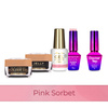 MollyNails PRO MATCH SYSTEM 4+1 Pink Sorbet 3 Aufbau-Gele + Grundierung + Doctor Top 10 g