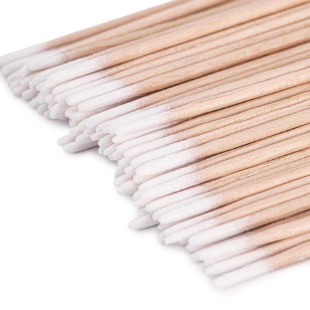 MollyNails wooden cotton buds, 7 cm, 100 pcs
