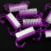 Small purple manicure and dust brush, 10 pieces