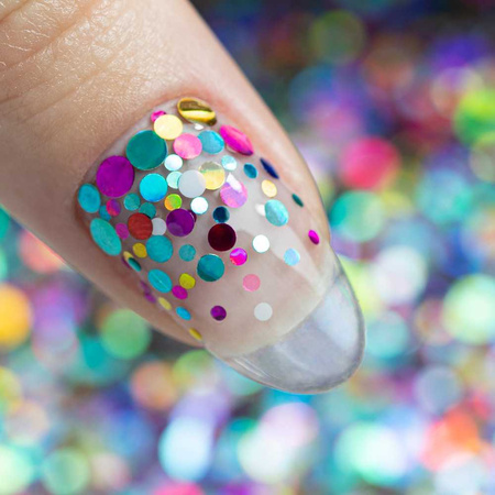Pop-Up! Freckles Confetti Drops Dots Circles Princess Nails for nail decoration No. 7 20g