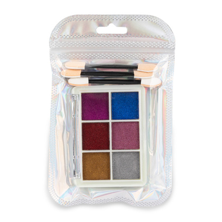 Mirror-effect holographic nail powder, 6-color set, No. 2