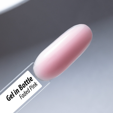 Gel de modelado en botella con pincel Gel in Bottle MollyNails Pro Salon Faded Pink sin HEMA ni Di-HEMA, 15 g