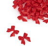Adornos para uñas: lazos 3D MollyNails, rojos, 100 unidades