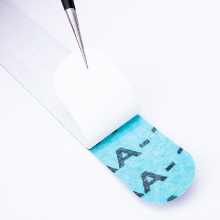 Rimborso per lime metalliche diritte (colore zebra), grana 180, 10 pezzi
