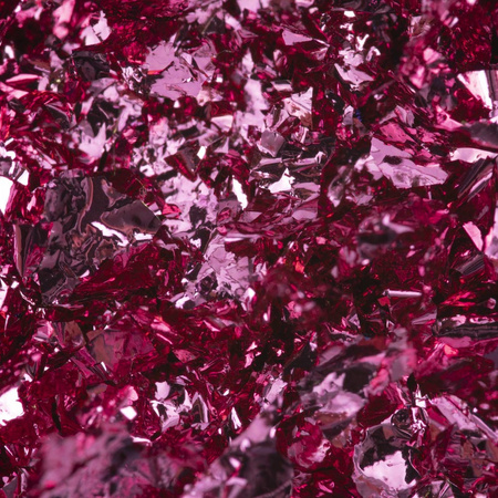 Polvere per unghie metallizzata MollyLac Fogliette di alluminio rosa intrigante 0,2 g N. 4