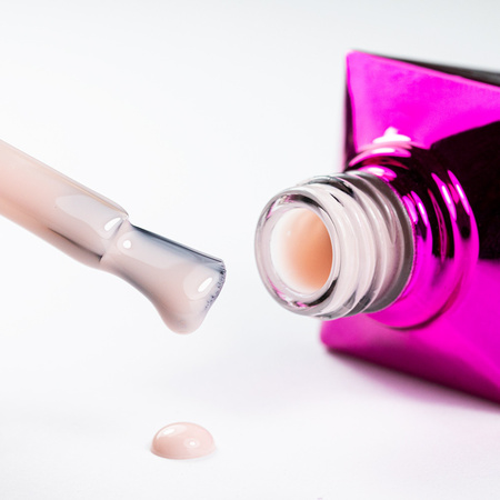Base de caucho para uñas flexibles, manicura y pedicura S.O.S. Antídoto MollyNails Fluffy Marshmallow 10 g