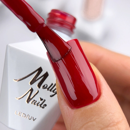 Гібридний лак LED/UV Gel Polish La Vie en Rouge № 321 Midnight Secret MollyNails без HEMA/Di-HEMA, 8 г
