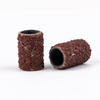 Cappucci per manicure e pedicure mandrini cappucci abrasivi cilindrici 6 mm grana 60 AlleMed marroni 10 pz.