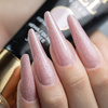 Akrylożel Polygel żel budujący do przedłużania AcrylGel MollyNails HEMA/Di-HEMA Free Sparkle Rose 30 ml