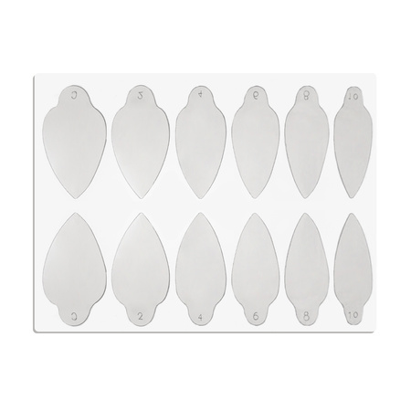 Moules autocollants en silicone pour Dual Form Spitz ST012-1 MollyLac, 24 pièces