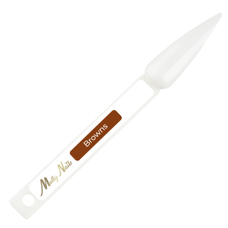 Шаблон для розфарбовування паличок MollyNails Browns