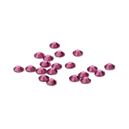 Скляні стрази для нігтів SS10 Fuchsia, приблизно 50 шт.