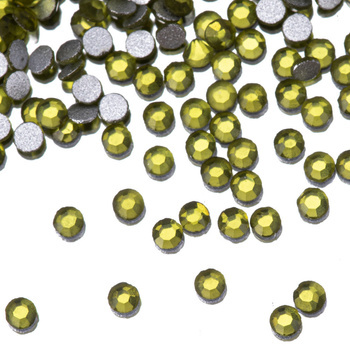Strass per unghie in vetro SS3 Olivine, confezione da circa 1440 pezzi