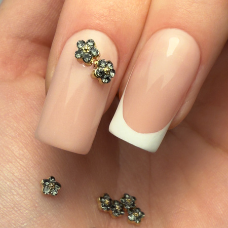 Прикраси для нігтів «Квіточки 3D» MollyNails K1121, 10 шт.