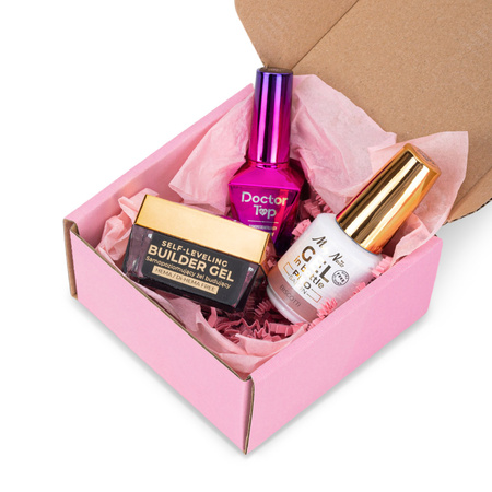 MollyNails PRO MATCH SYSTEM 2+1 Biscotti: 2 geles de base + Doctor Top 10 g