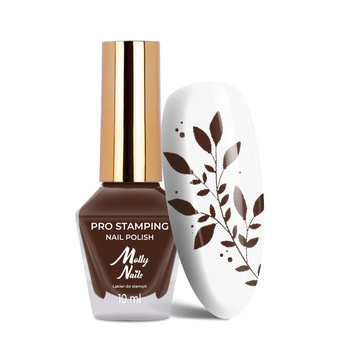 MollyNails PRO Stamping Brown No. 13 stamping polish, 10 ml
