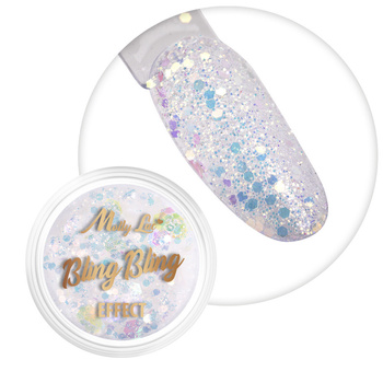 Poudre pour ongles MollyLac Bling Bling Effect 1 g n° 05