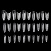 Moldes dobles tipo sándwich para la construcción de uñas, forma ovalada W557 de MollyNails, 240 unidades