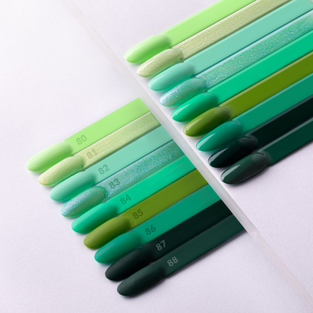 Гібридний лак MollyNails Green Party Green Ocean без HEMA/Di-HEMA, 8 г, № 86