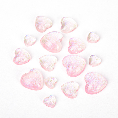 MollyNails 3D Heart Nail Decoration No. 2, 40 pcs