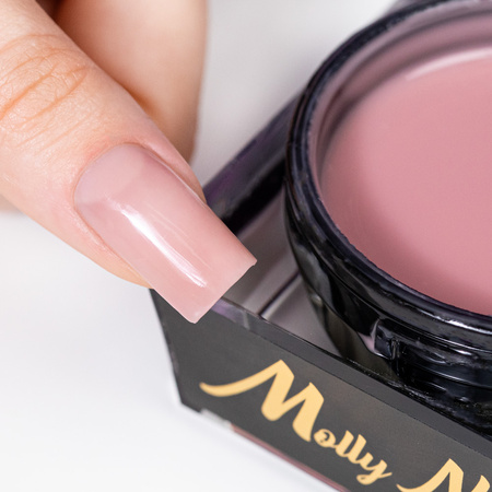 Gel modellante dalla consistenza fluida Liquid Builder Gel Salon Cover Fluence di Ewelina Staszak MollyNails HEMA/Di-HEMA Free 50 g