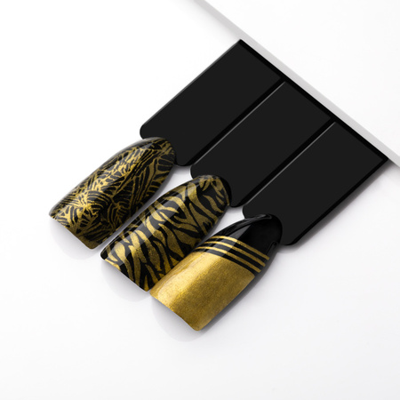 MollyNails PRO Stamping Stempel- und Stamping-Lack, Gold, 10 ml