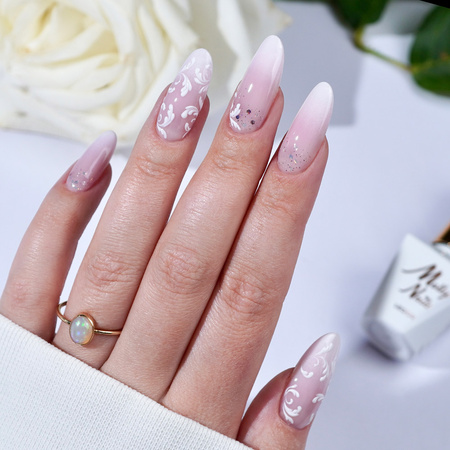Budujący gęsty żel twardy galaretka Jelly Builder Gel MollyNails Candy Pink HEMA/Di-HEMA Free 15g