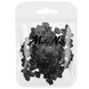 Décorations pour ongles : nœuds 3D MollyNails, noirs, 100 pièces