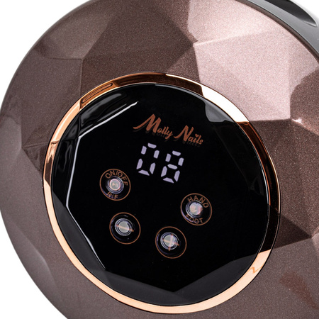 MollyNails 68W Nail Drill for Manicures and Pedicures, Brown, M23, 50,000 RPM