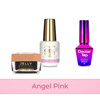 MollyNails PRO MATCH SYSTEM 2+1 Angel Pink 2 builder gels + Doctor Top 10g