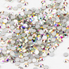 Strass para uñas de cristal SS3 Crystal AB, aprox. 50 unidades.