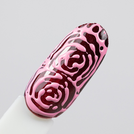Creative Flow Color Gel - Gel creativo para Nail Art con efecto de diseños difuminados y suaves MollyNails Antique Rose Sin HEMA/Di-HEMA 5 g