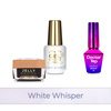 MollyNails PRO MATCH SYSTEM 2+1 White Whisper 2 builder gels + Doctor Top 10g