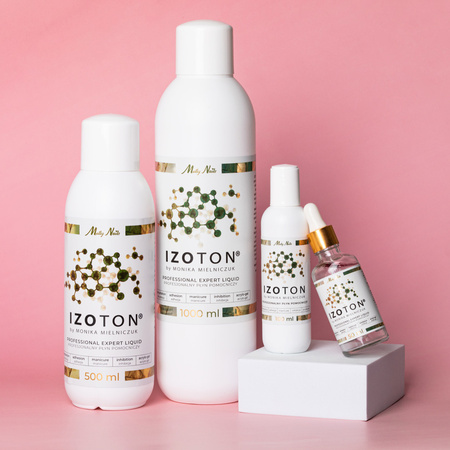 IZOTON® by Monika Mielniczuk MollyNails: liquido ausiliario professionale per disidratazione, adesione, manicure e inibizione dell'acrilogel, 50 ml