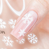 Autocollants pour ongles de Noël / French / Ligne du sourire MollyNails MO-461