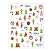 Thin self-adhesive Christmas nail stickers MollyNails MS-C263