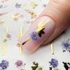 Selbstklebende Nagelsticker mit Blumenmotiv CM-054 MollyNails