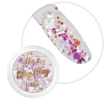 MollyLac Bling Bling Effect nail powder 1 g No. 03
