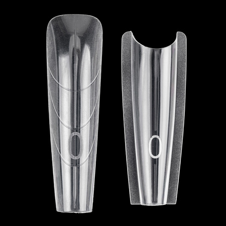 Moules doubles « sandwich » pour la pose d'ongles « Sandwich dual forms » coffret W555 MollyNails, 240 pièces