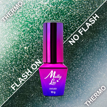 MollyLac Thermo Flashing Lights Rumor Hybrid Nail Polish 10 g No. 695