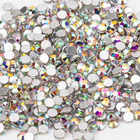 Glas-Strasssteine für Nägel SS5 Crystal AB, ca. 50 Stück