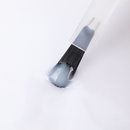 Base de caucho LED/UV con fibras MollyNails Rubber Fiber Base Milky 10 g