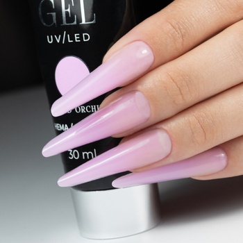 Gel acrylique Polygel pour extension des ongles AcrylGel MollyNails sans HEMA/Di-HEMA, Wild Orchid, 30 ml