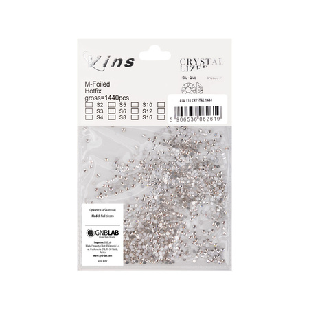 Glas-Strasssteine für Nägel SS5 Crystal ca. 1440 Stück pro Packung