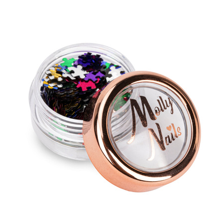 Прикраса для нігтів «пазл» від MollyNails, 2 г
