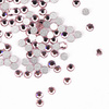 SS5 Light rose glass nail rhinestones, approx. 1440 pcs per pack