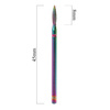 Unicorn-Diamantbohrer, Regenbogen, Tränenform, schmal, rot, Nr. 31